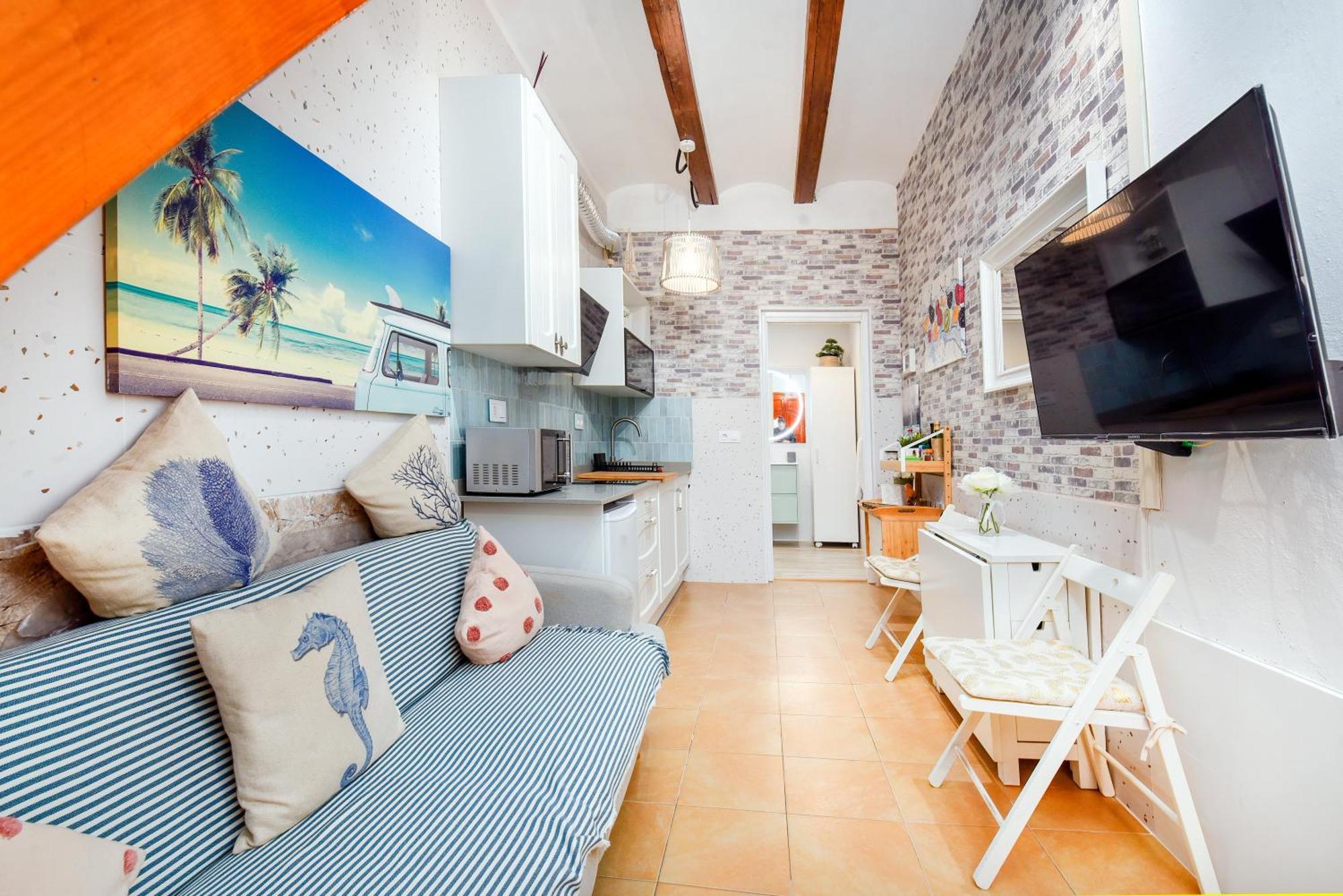 Appartamento La Casita Azul De La Playa Valenza Esterno foto