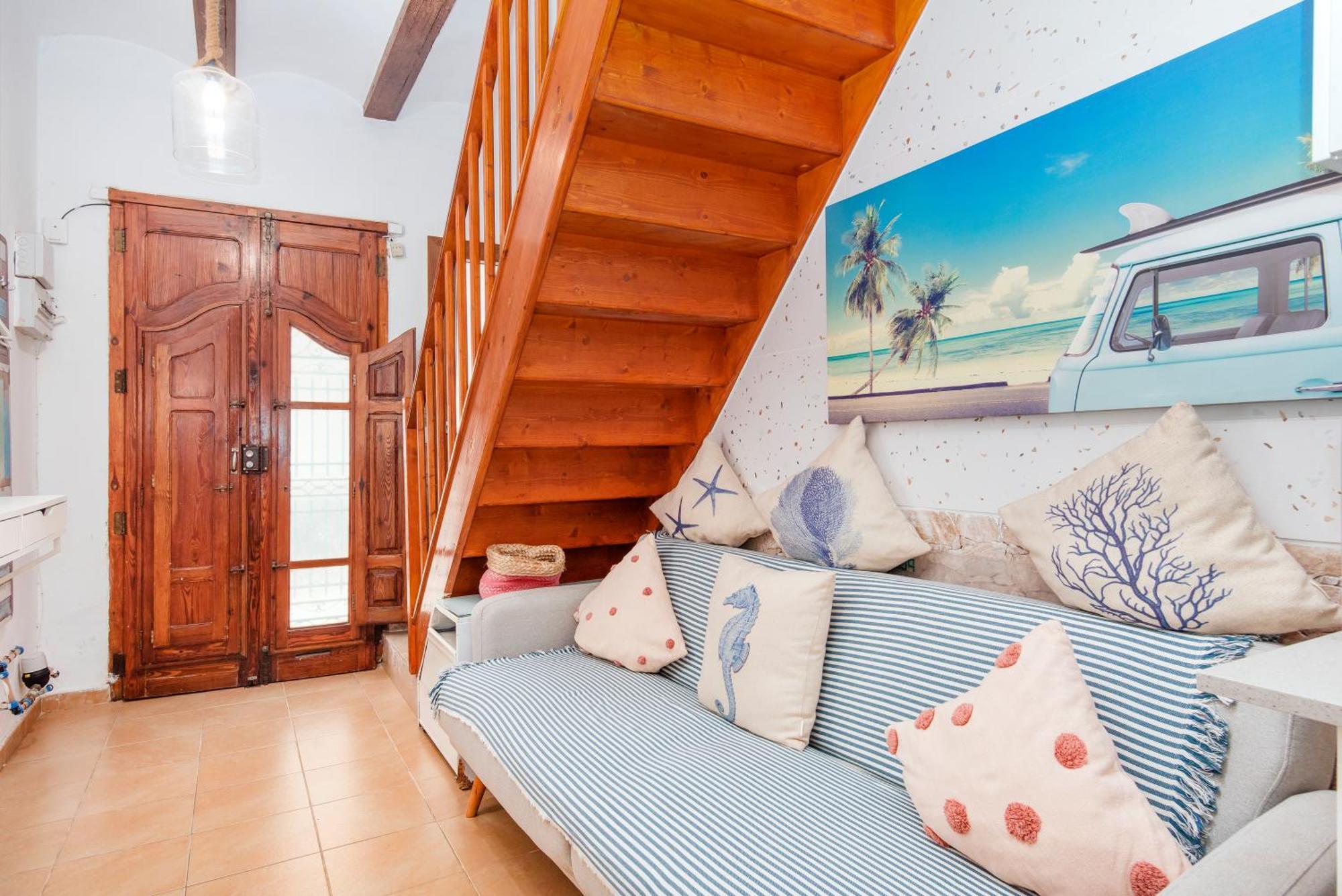 Appartamento La Casita Azul De La Playa Valenza Esterno foto